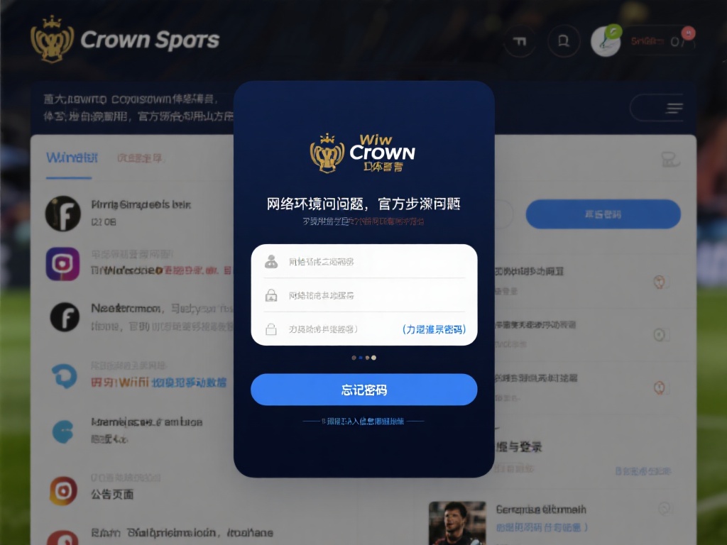 皇冠体育无法登录的可能原因与修复技巧 (皇冠体育无法登录的常见原因及解决修复技巧) 面对登录问题,建议用户按照以下步骤逐一排查。首先,